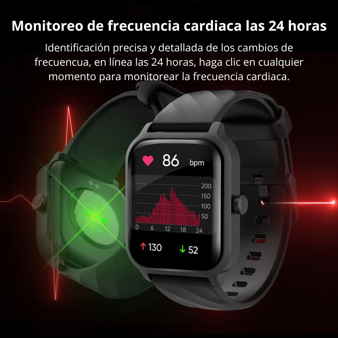 Smartwatch Pantalla 1.83" HD Llamadas Bluetooth Monitoreo de Salud IP68 Miccell VQ-SM02