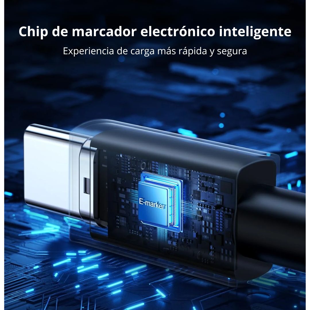 Cable USB-C a USB-C UGREEN 240W 2m L513 Carga Rápida PD 3.1 Trenzado