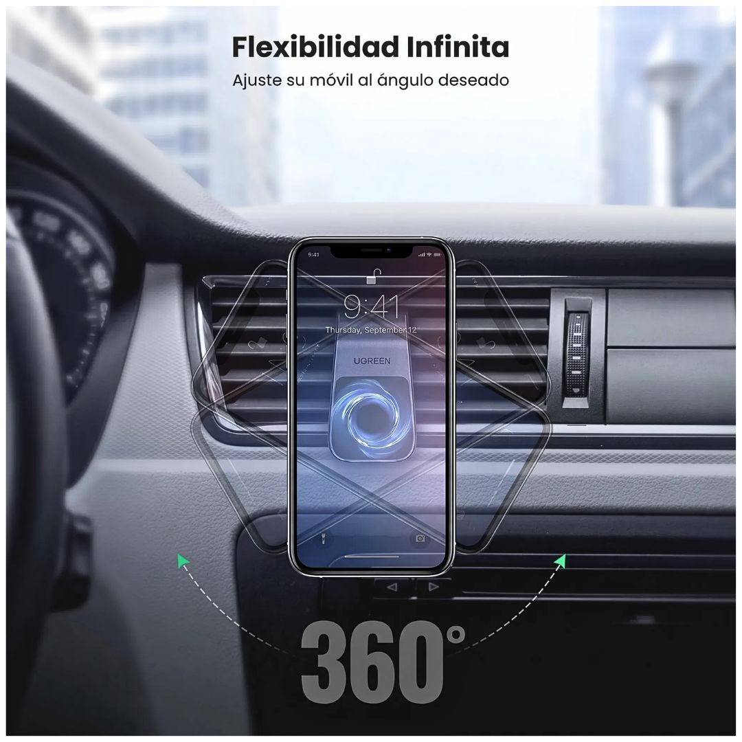 Soporte Magnético para Celular Auto UGREEN LP290 Rejilla de Ventilación