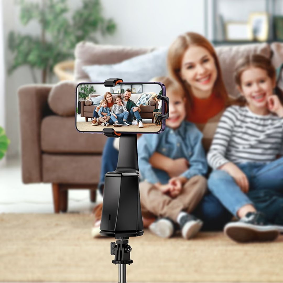 Soporte Inteligente Hoco K26 para Celular con Seguimiento Facial 360° y Gestos