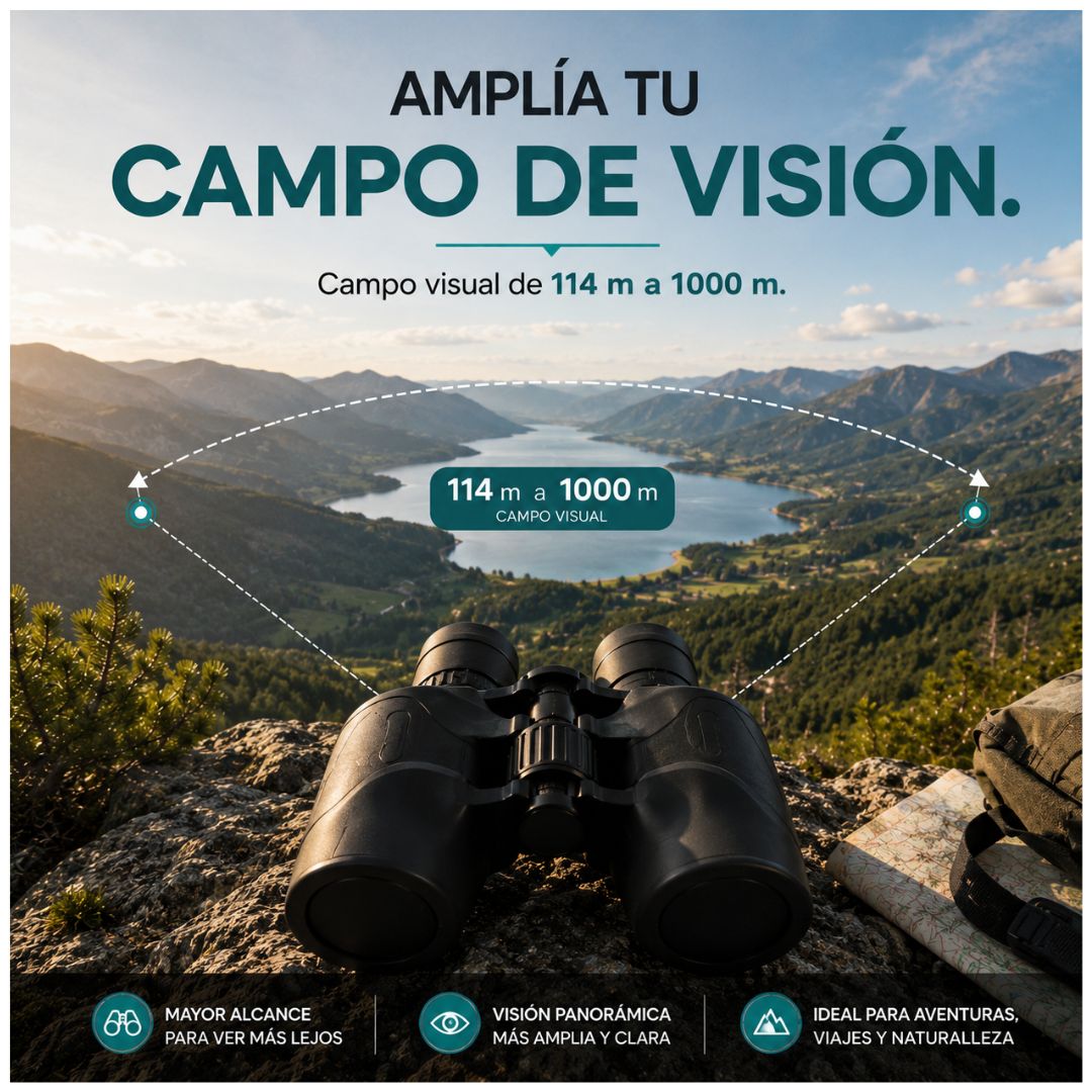 Binoculares de Largo Alcance SANCI SC-W028 10x50 para Aves y Camping