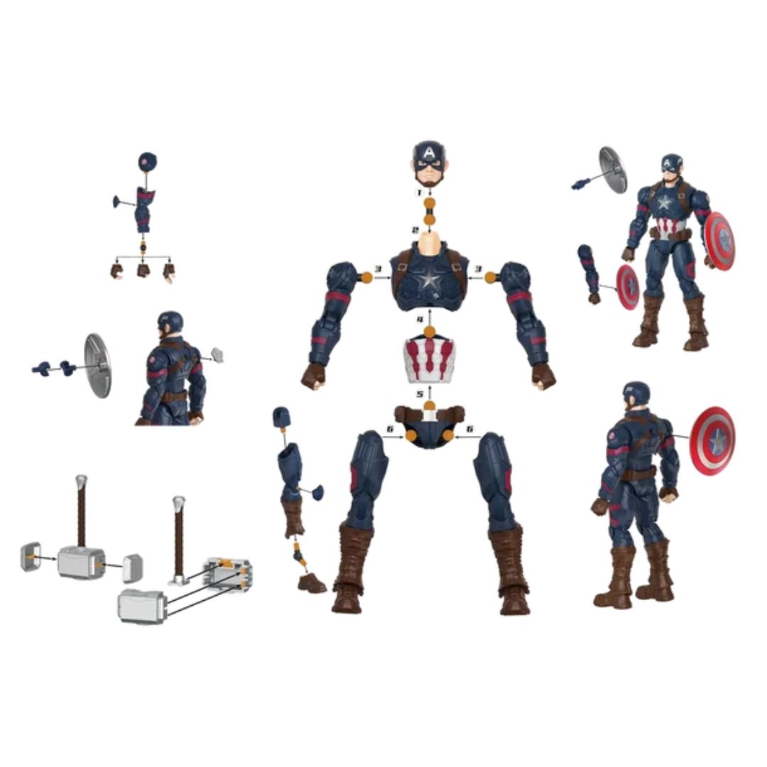 Figura Blokees Capitán América Champion Class