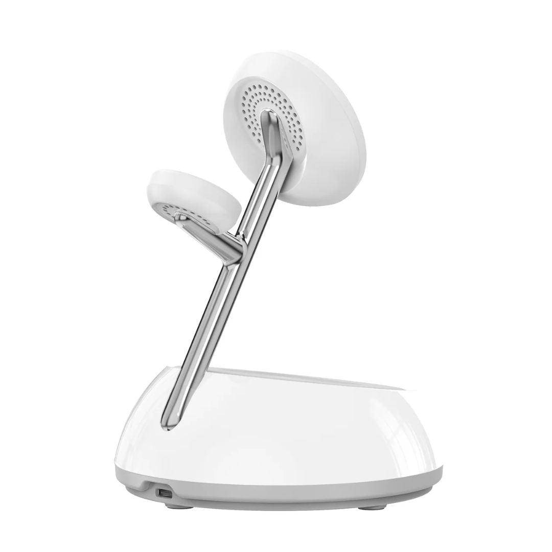 Cargador Inalámbrico 3 en 1 WIWU Aurora Qi2 22.5W