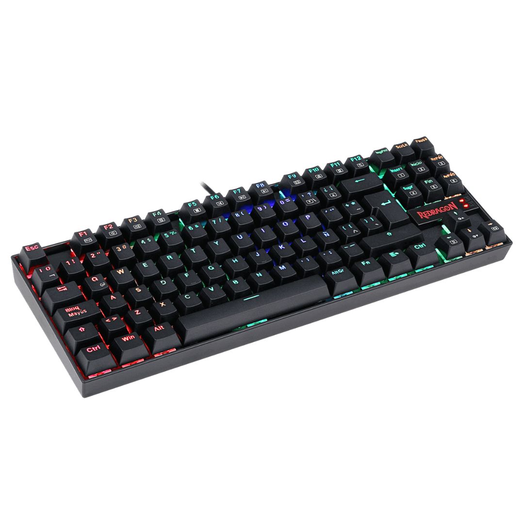 Teclado Mecánico Gamer Redragon Kumara K552RGB TKL Español con RGB Anti-Ghosting