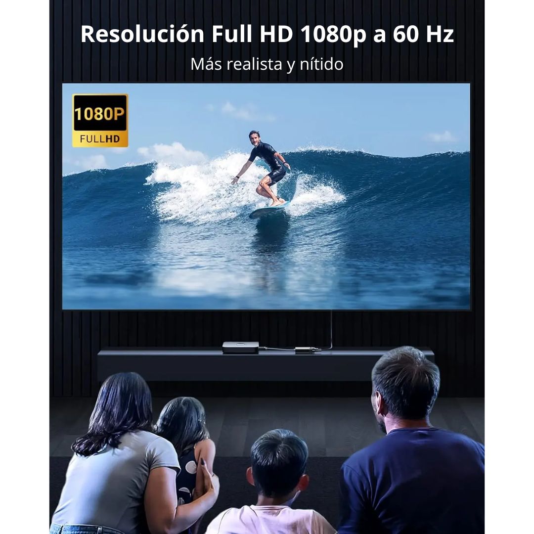 Adaptador HDMI a VGA UGREEN MM103 con Audio 3.5 mm Full HD 1080p