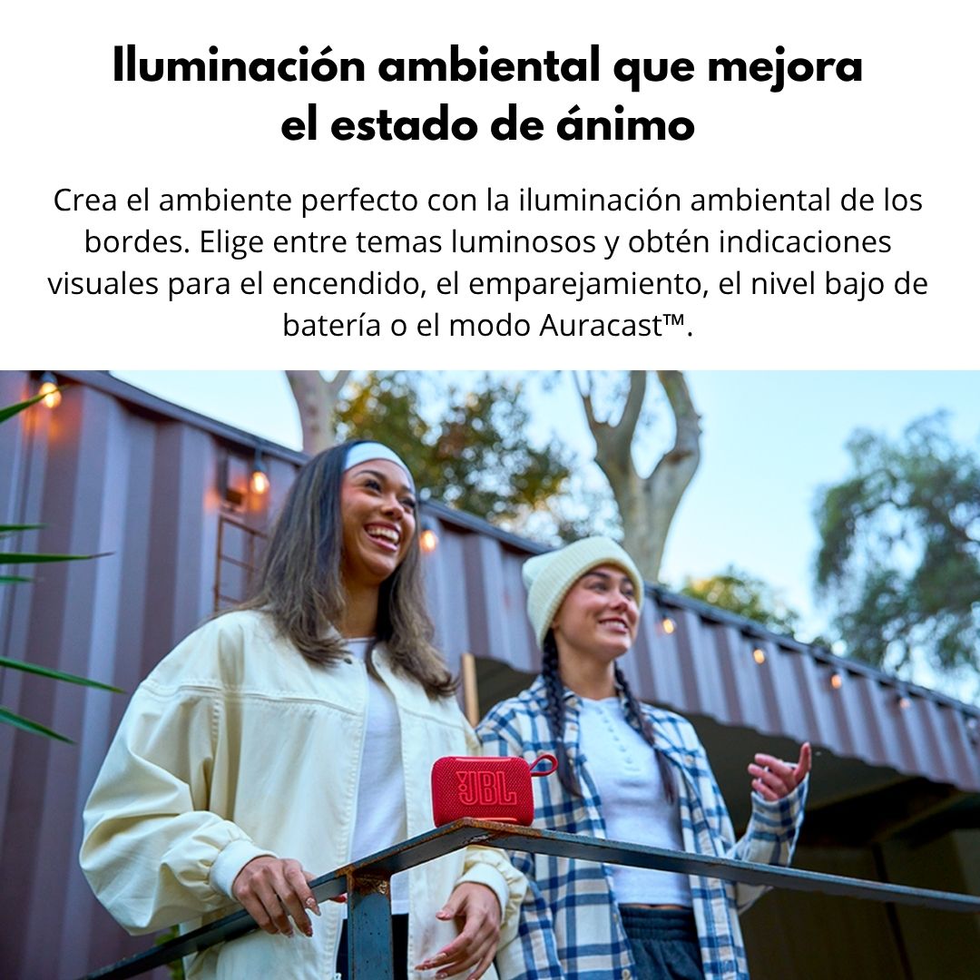 Parlante Bluetooth JBL Go 5 Portátil IP68 Auracast 10h