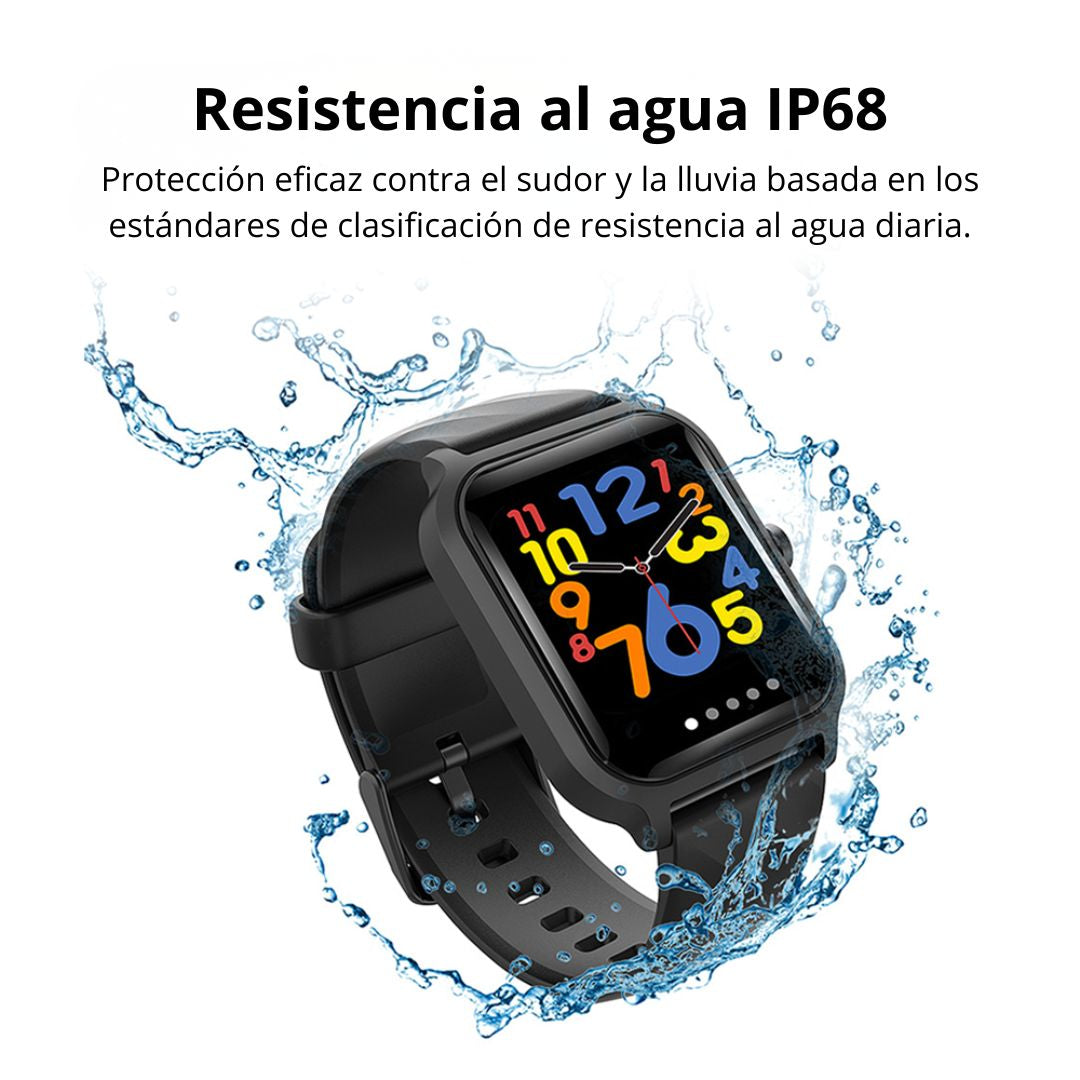 Smartwatch Pantalla 1.83" HD Llamadas Bluetooth Monitoreo de Salud IP68 Miccell VQ-SM02