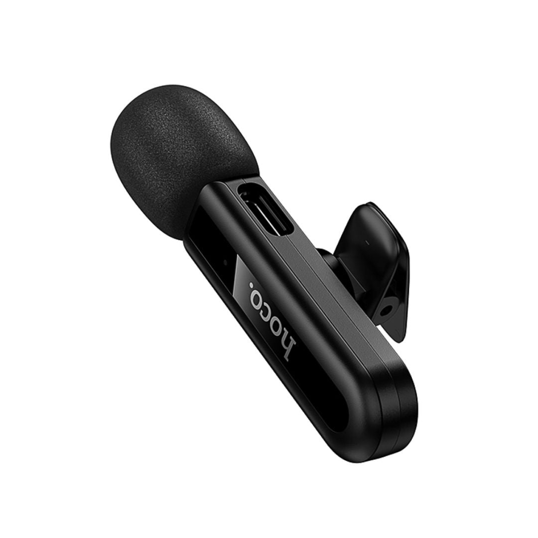 Micrófono Solapero Inalámbrico Hoco L20 Fair USB-C para Celular con Reducción de Ruido y Plug and Play