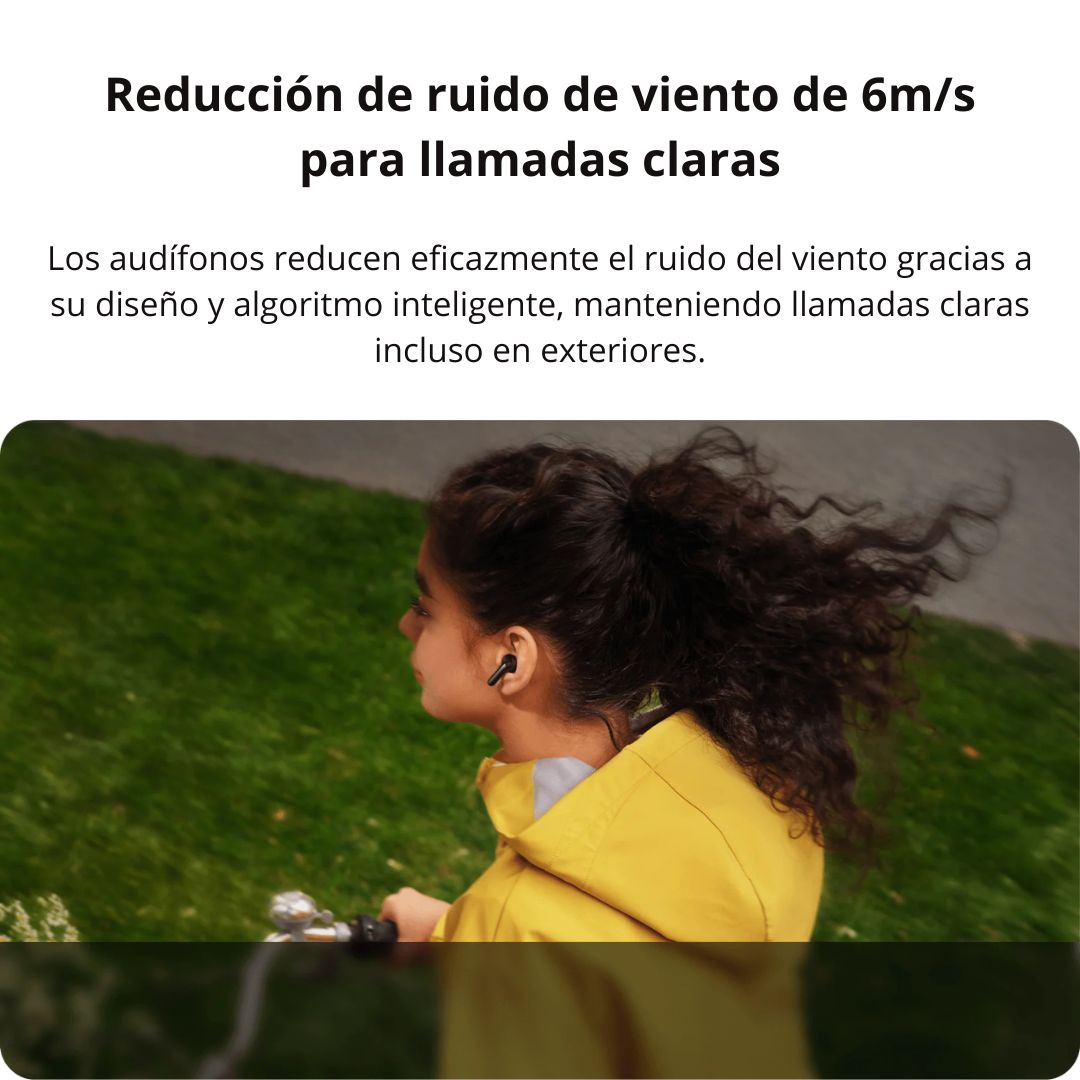 Audífonos Bluetooth Redmi Buds 8 Active Semi In Ear Micrófono IA y Batería 37 Horas