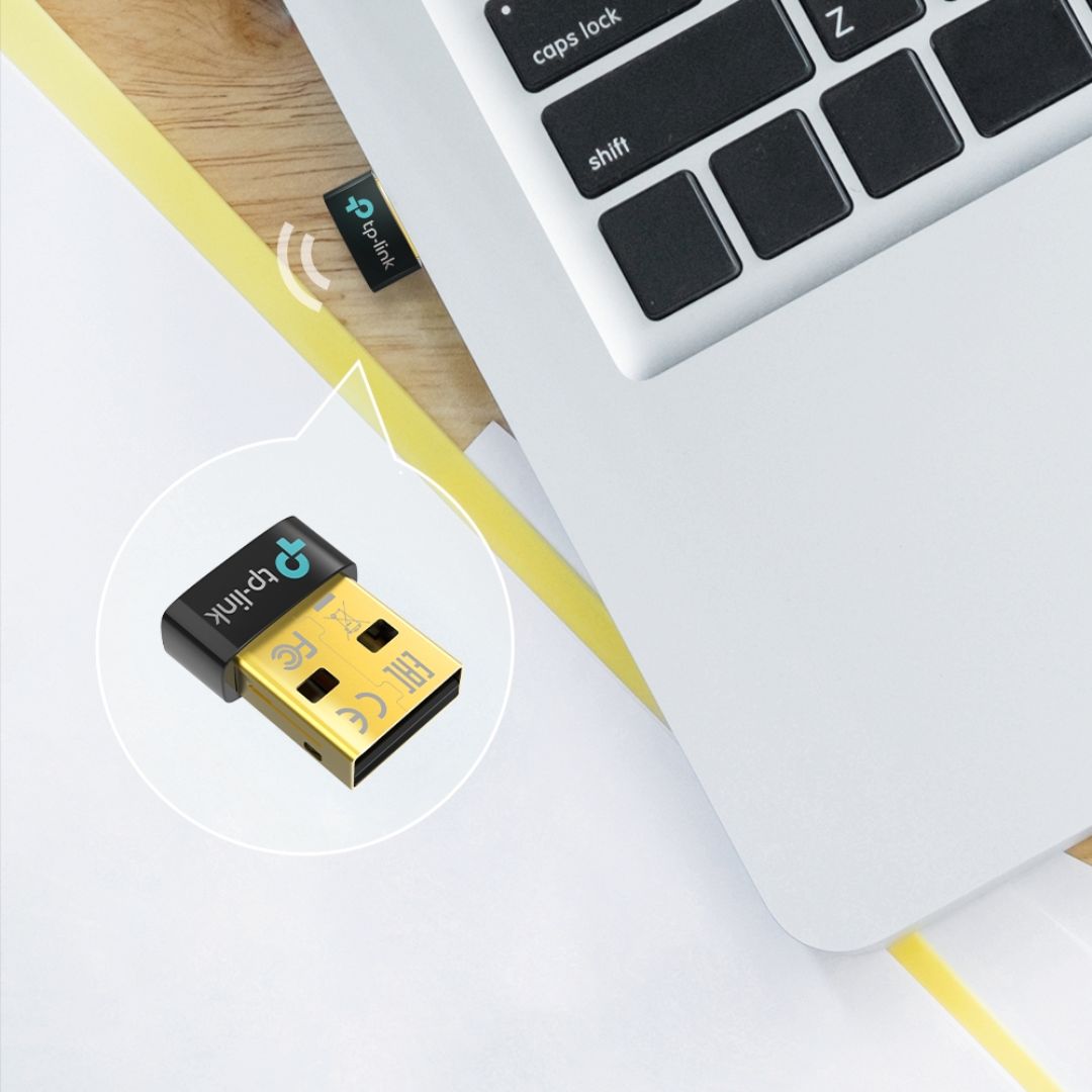 Adaptador USB Bluetooth 5.4 TP-Link UB500 Nano para PC Laptop Windows 11 10 8.1 y 7