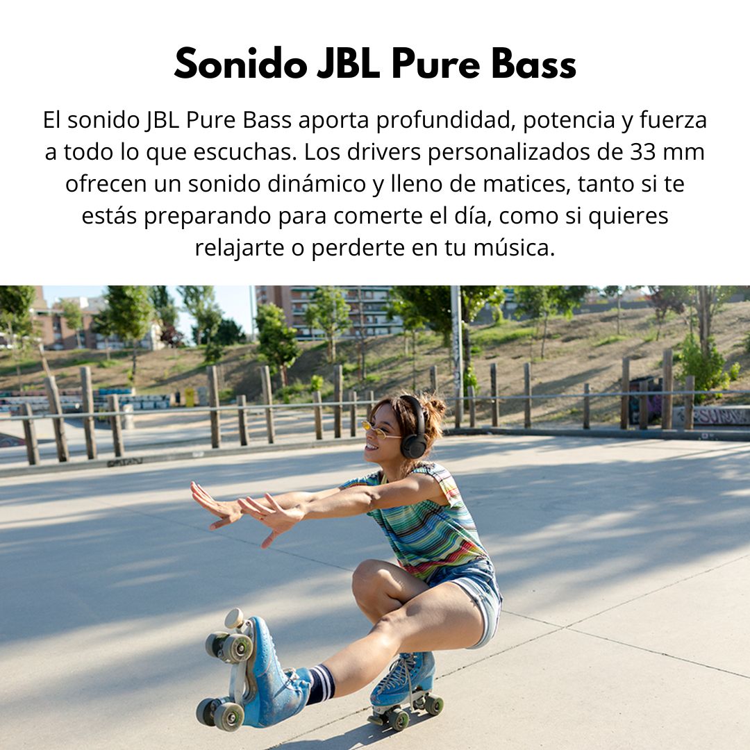 Audífonos Bluetooth JBL Tune 530BT 76h Pure Bass Multipunto