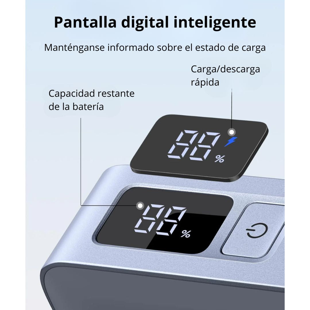 Power Bank 10000mAh UGREEN PB584 33W Carga Rápida con Cable USB-C Integrado