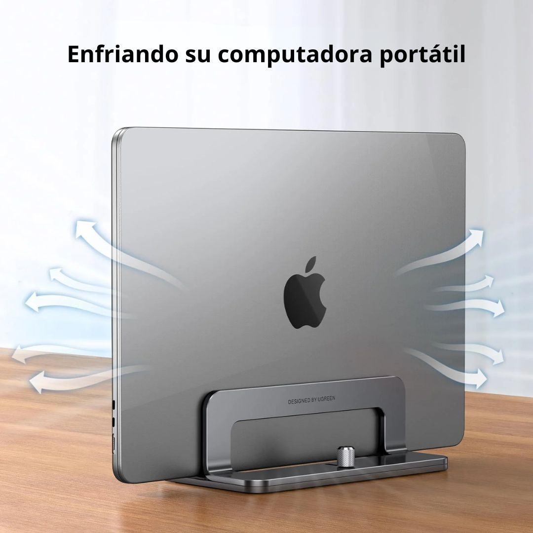 Soporte Vertical UGREEN LP258 para Laptop Ajustable de Aluminio hasta 17.3 Pulgadas