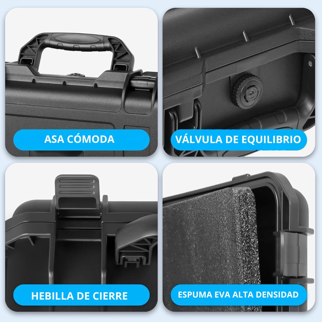 Maletín Rígido Protector para Starlink Mini IP67 con Espuma Interna XL-SNB03