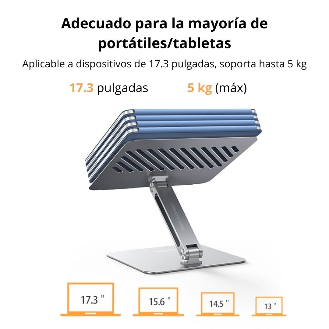 Soporte para Laptop UGREEN LP339 Ajustable y Plegable de Aluminio para 17.3 Pulgadas