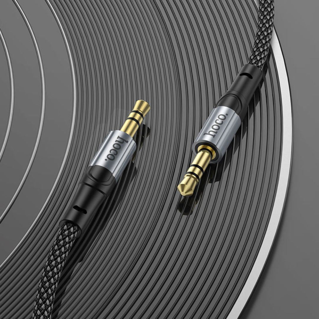Cable Auxiliar Hoco UPA26 Jack 3.5 mm a 3.5 mm Hi-Fi 1m Trenzado