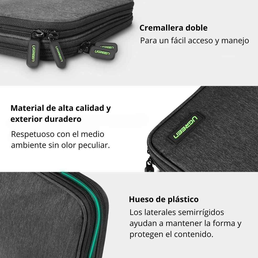 Estuche Organizador UGREEN LP139 para Accesorios y Tablet hasta 7.9”