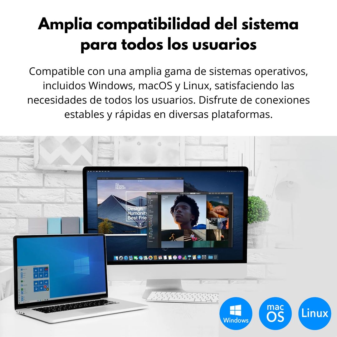 Adaptador USB WiFi Nano Cudy WU650 AC650 Dual Band para PC