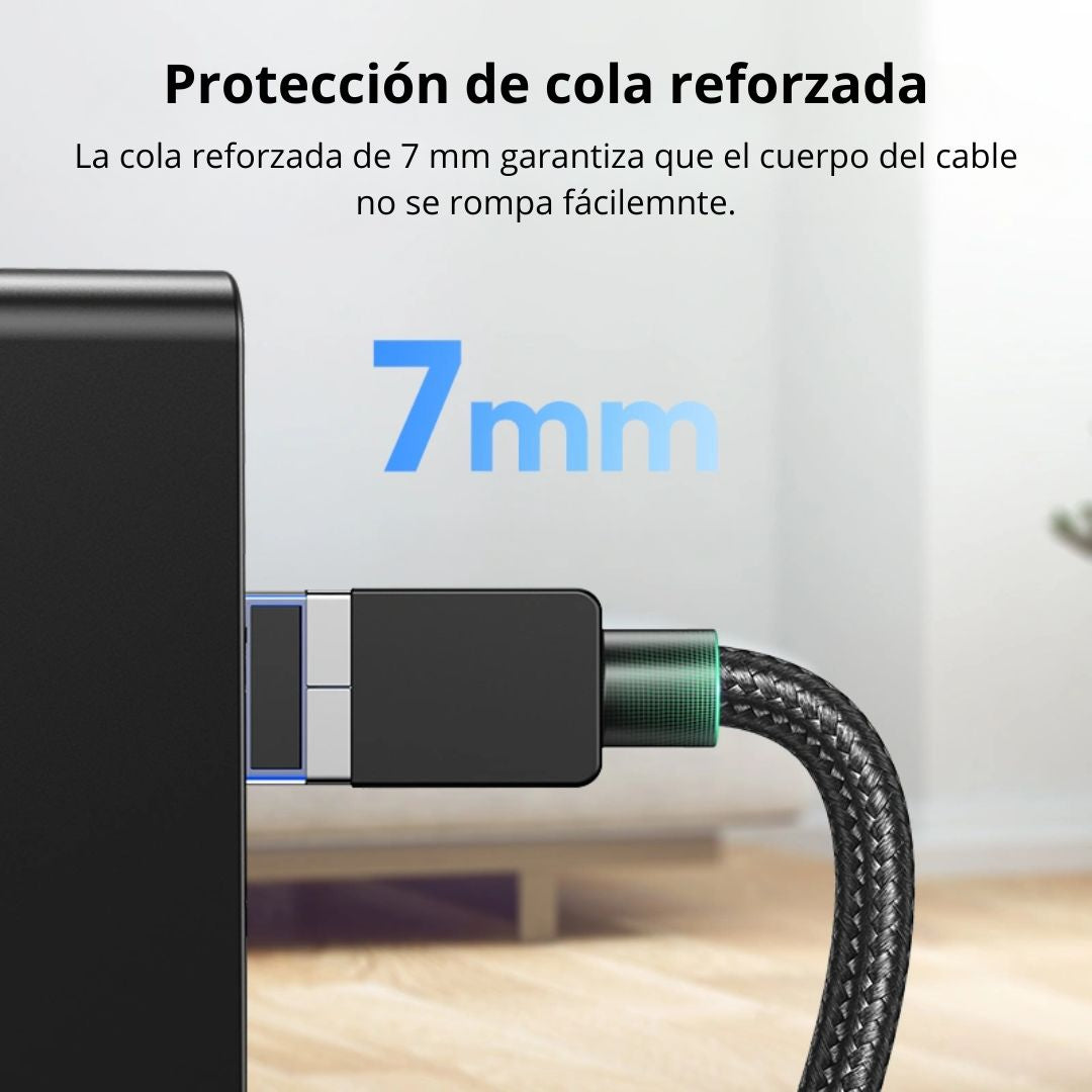 Cable Ethernet UGREEN NW153 Cat 8 2m 40Gbps 2000MHz RJ45 Blindado para Router PS5 y PC