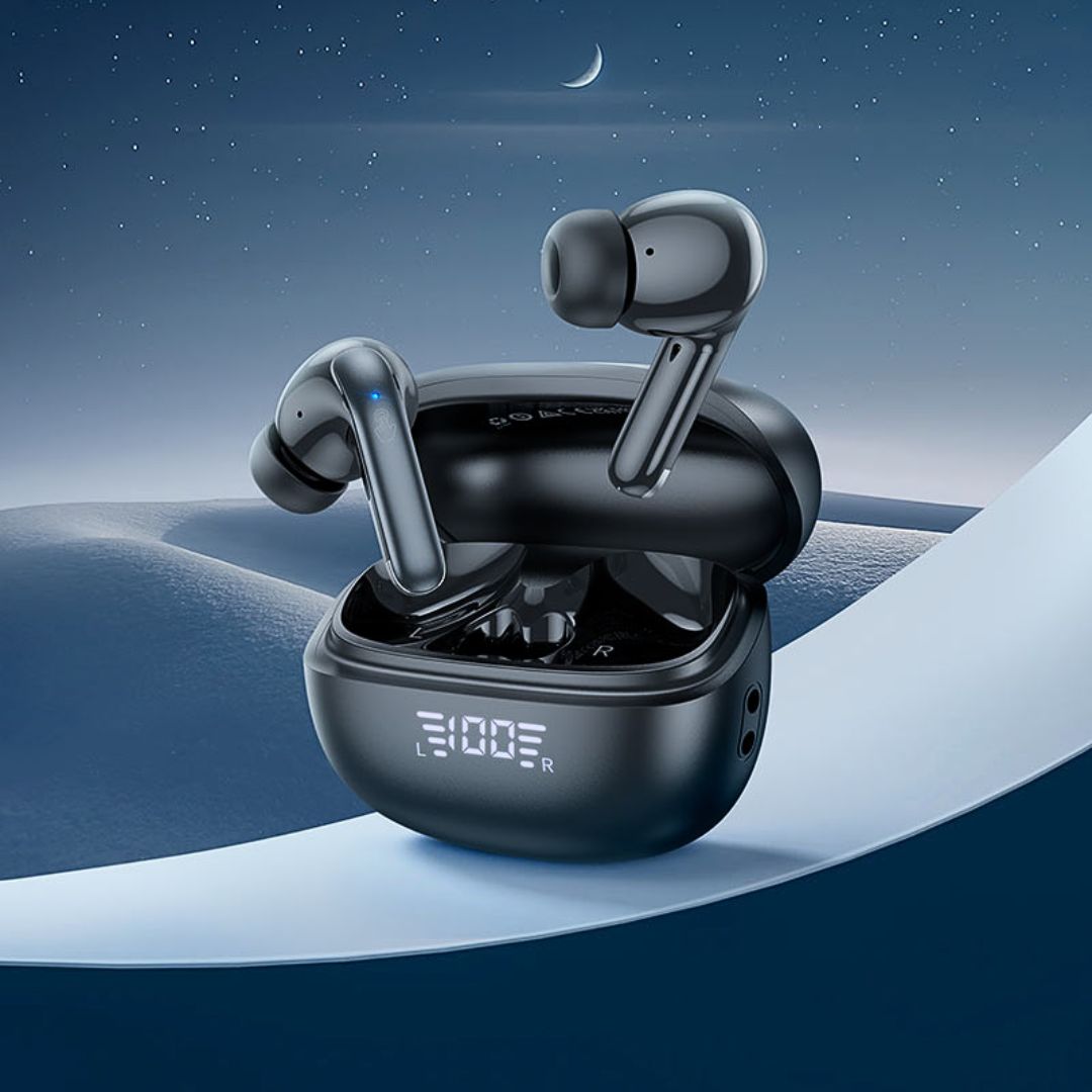 Audífonos Bluetooth Hoco EQ5 Energy TWS con ANC, ENC, Pantalla LED y Bluetooth 5.3