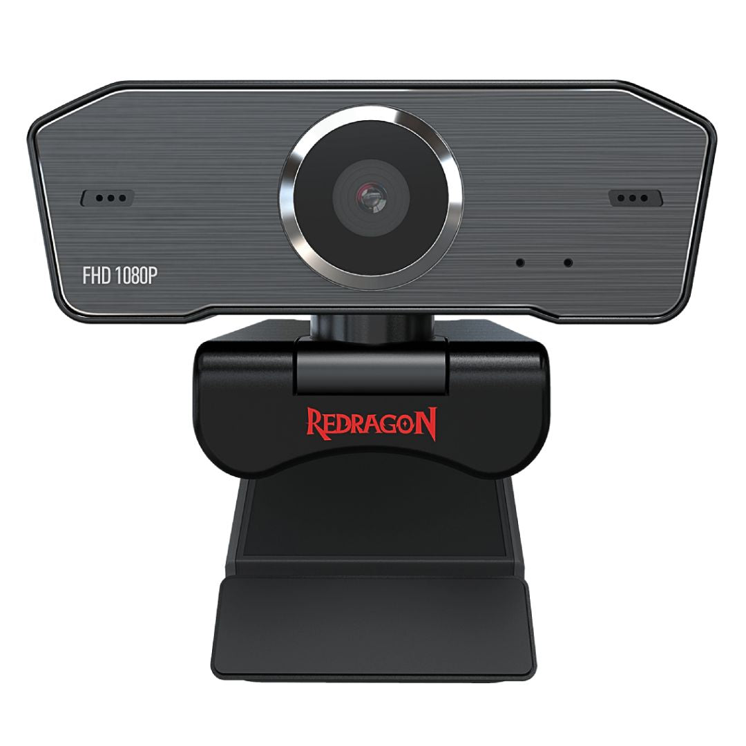 Cámara Web Full HD 1080P Redragon Hitman GW800-1 con Micrófono Dual USB para Streaming y Videollamadas