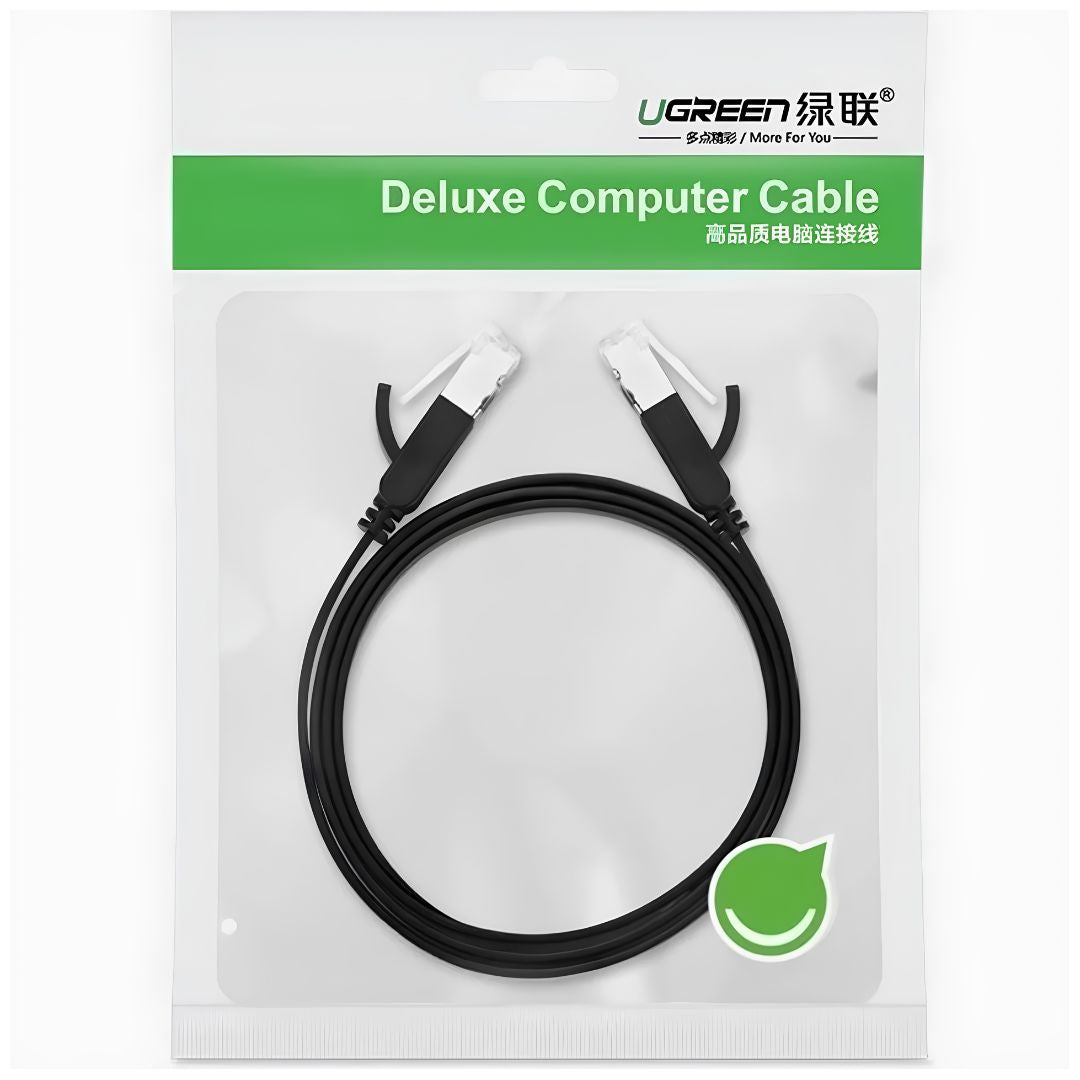 Cable Ethernet UGREEN NW101 Cat 6 Plano 5m 1000Mbps RJ45 para Router PC y PS5