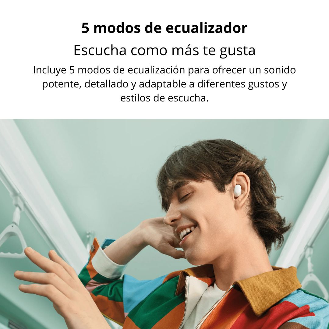 Audífonos Bluetooth Redmi Buds 6 Play con IA Batería 36 Horas y Carga Rápida