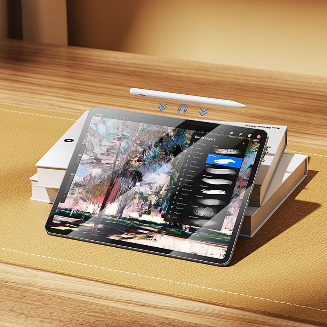 Lápiz Capacitivo para iPad Hoco GM112 con Bluetooth Sensibilidad a la Presión y Función Antipérdida