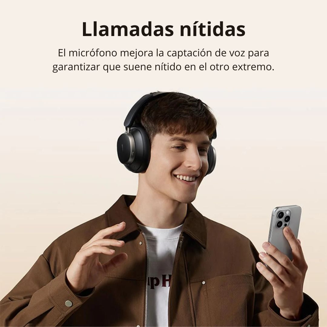 Audífonos Bluetooth 6.0 UGREEN Studio Pro HP206 con Cancelación de Ruido ANC 120h