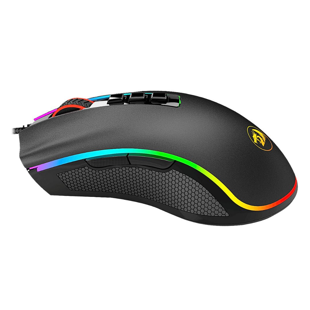 Mouse Gamer Redragon M711 Cobra RGB 10000 DPI con 8 Botones Programables y Software