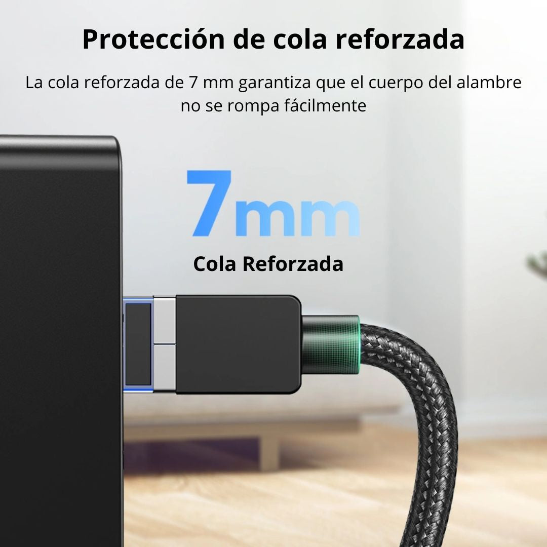 Cable Ethernet UGREEN NW153 Cat 8 10m 40Gbps 2000MHz RJ45 Blindado para Router PS5 y PC