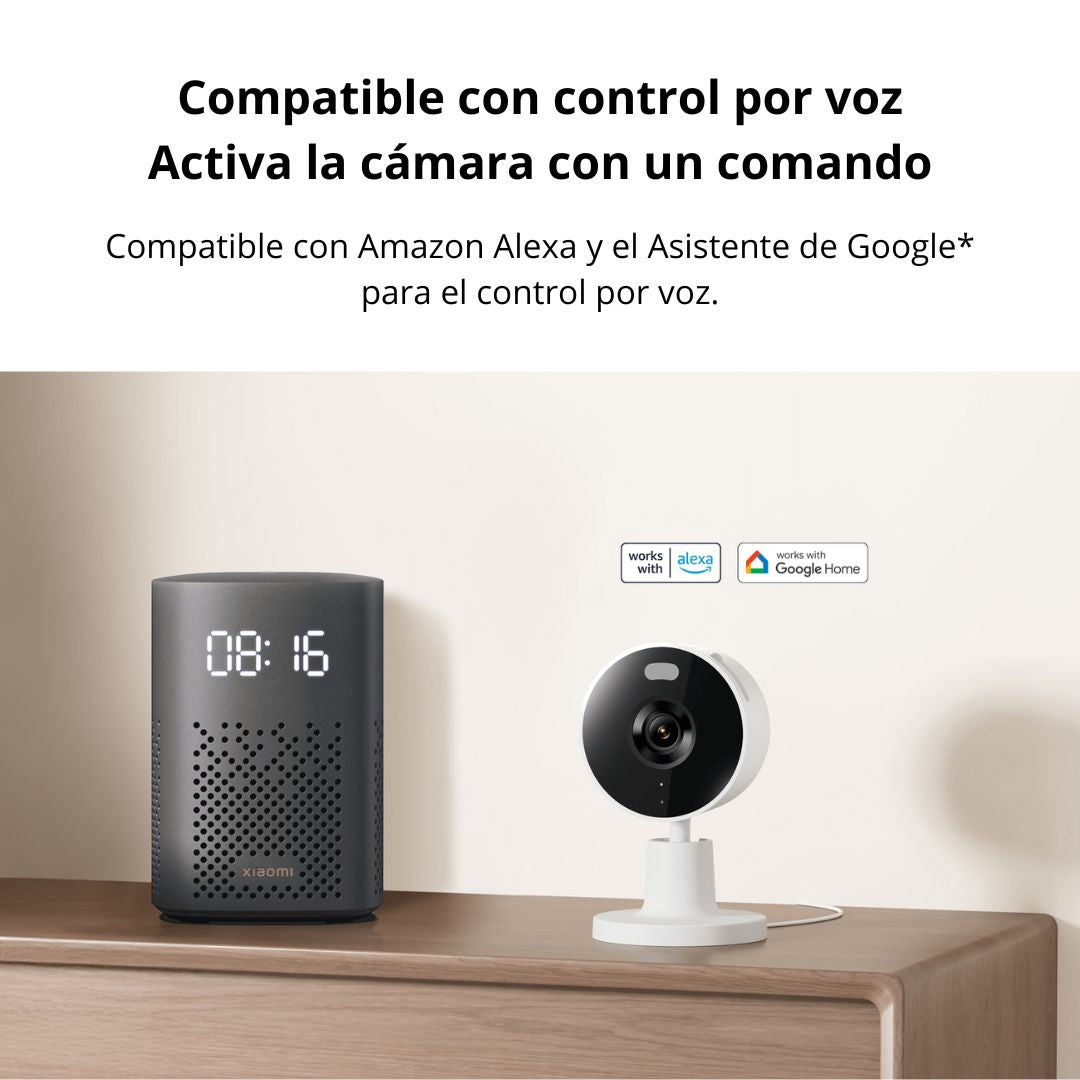 Cámara WiFi Xiaomi Smart Camera C100 2K 3MP WiFi 6 con IA y Audio Bidireccional