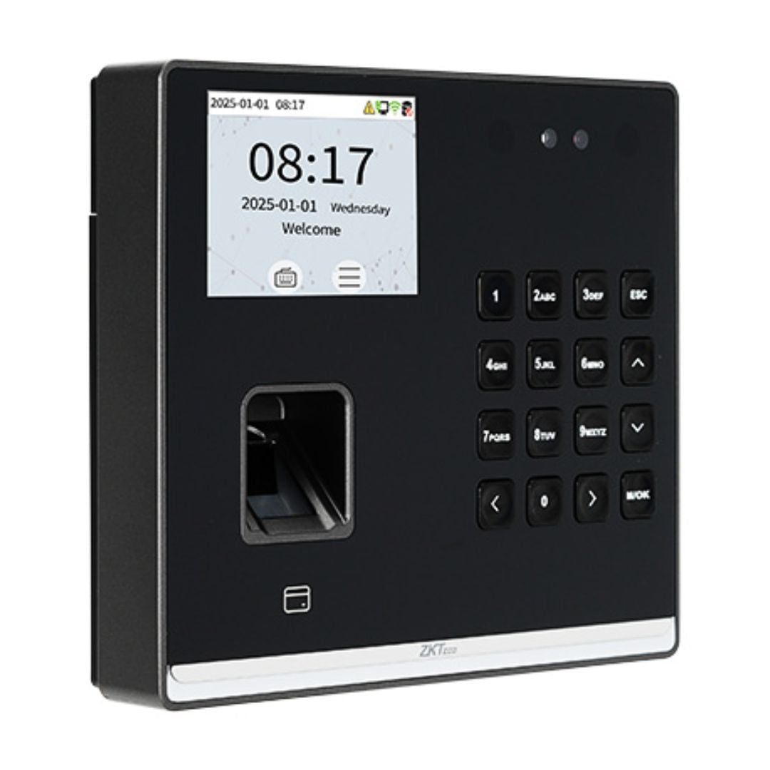 Control de Asistencia ZKTeco SenseFace M2F-LR Facial Huella RFID con Control de Acceso