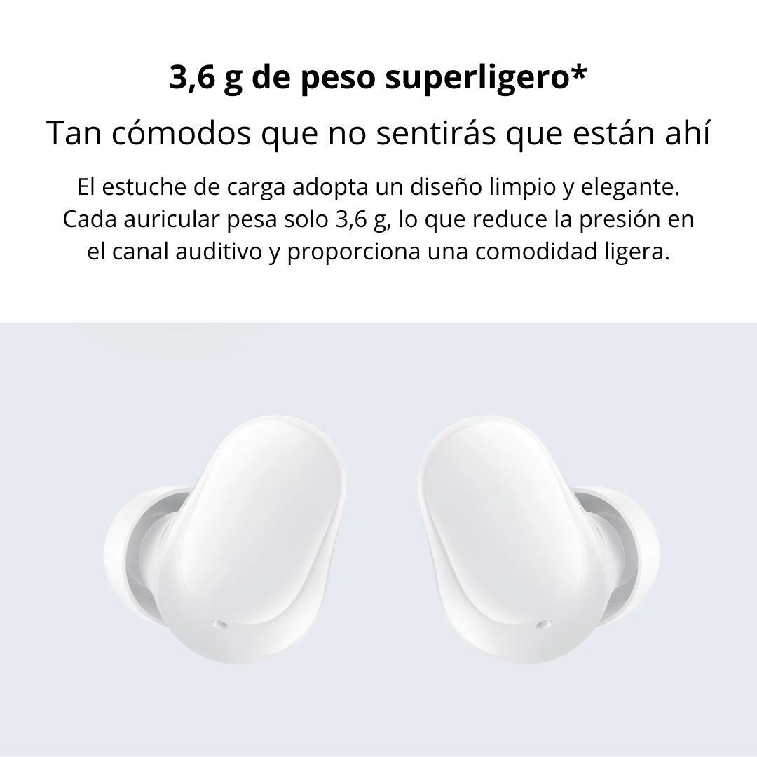 Audífonos Bluetooth Redmi Buds 6 Play con IA Batería 36 Horas y Carga Rápida