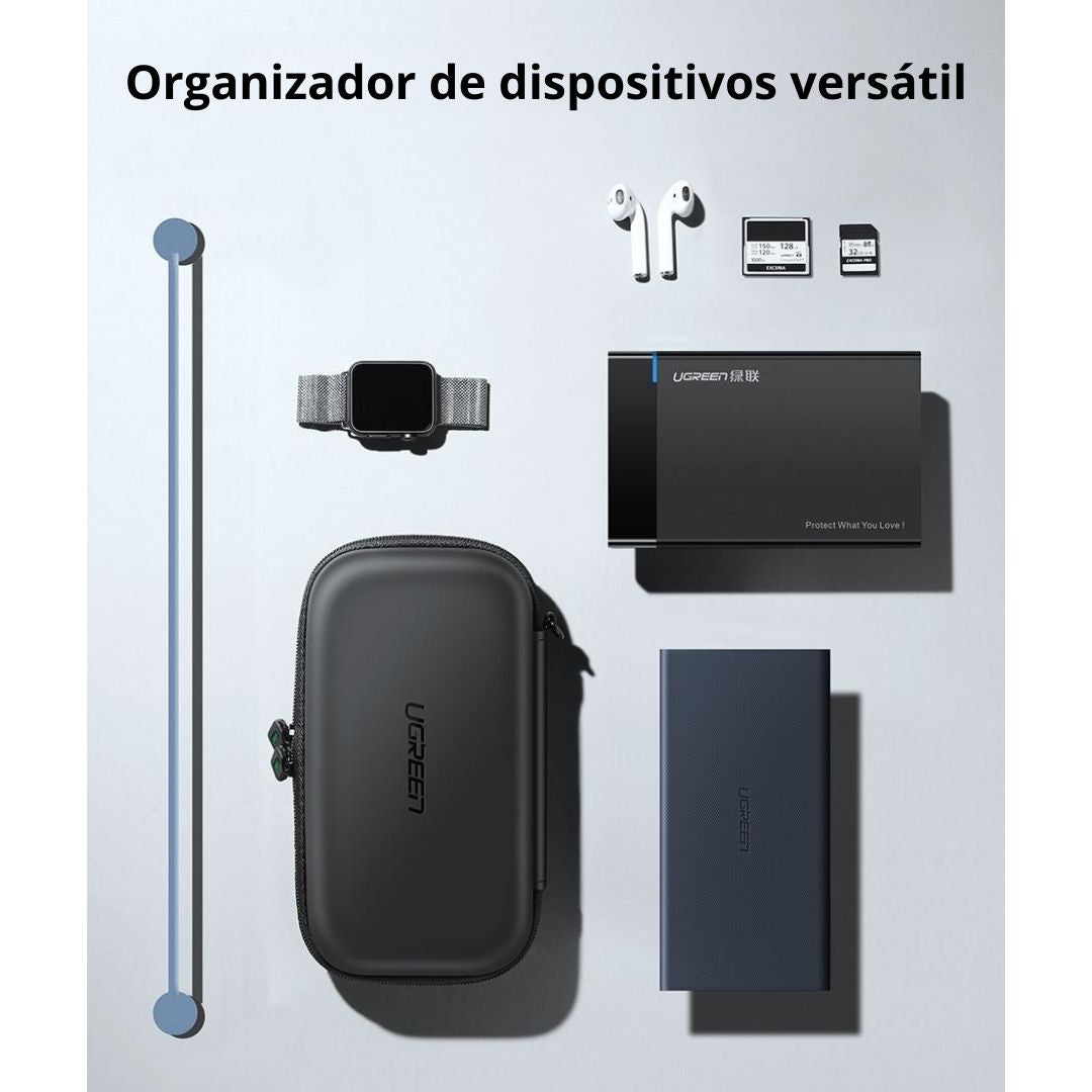 Estuche Protector UGREEN LP128 para Disco Duro Externo SSD 2.5” y Accesorios