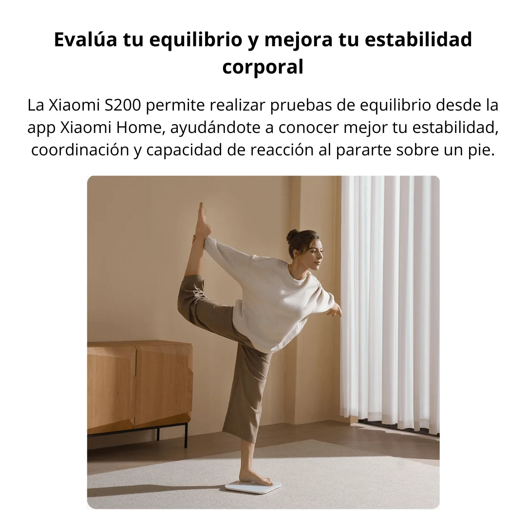Balanza Inteligente Xiaomi S200 Báscula Bluetooth 150kg con App Xiaomi Home