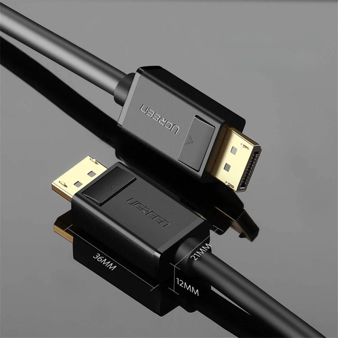 Cable DisplayPort UGREEN DP102 3m 4K 60Hz para Monitor PC y Proyector