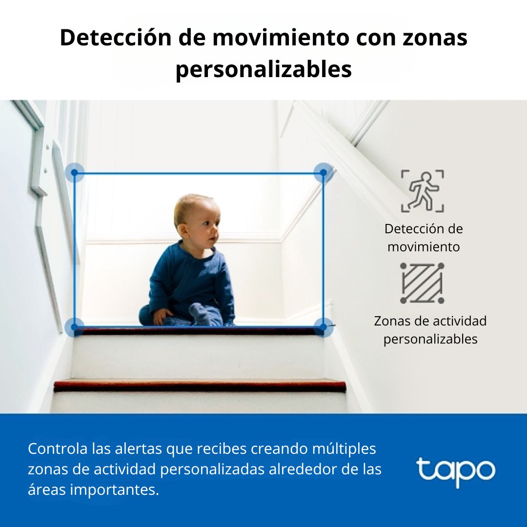 Cámara WiFi 360° 3K 5MP TP-Link Tapo C230 con IA y Visión Nocturna