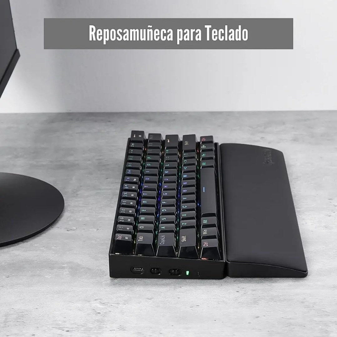 Reposamuñecas Gamer Redragon Meteor S 28.9 cm para Teclado TKL con Espuma Viscoelástica