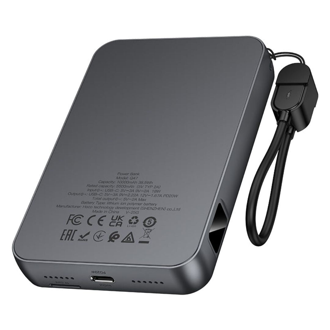 Power Bank Hoco Q47 10000mAh PD20W con Consola Retro y 1500 Juegos