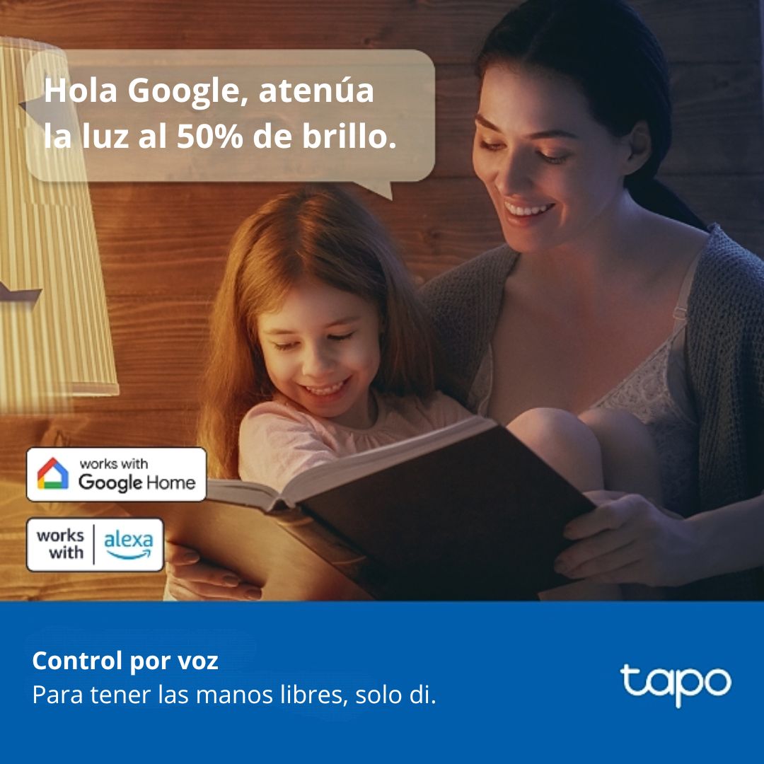 Foco Inteligente WiFi RGB E27 TP-Link Tapo L530E Multicolor