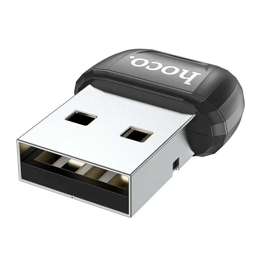 Adaptador USB Bluetooth 5.0 Hoco UA18 para PC Laptop Audífonos Teclado Mouse e Impresora