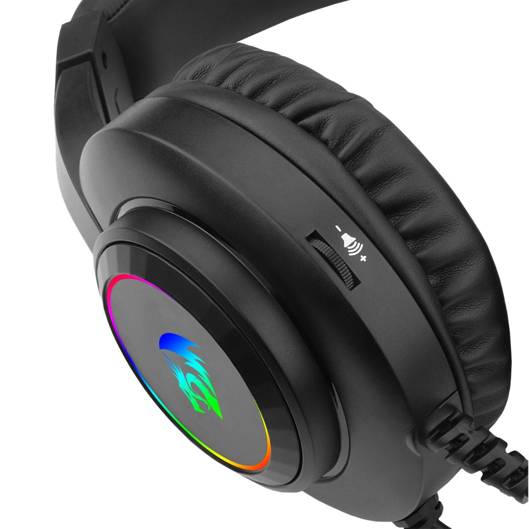 Audífonos Gamer Redragon H260RGB Hylas con Micrófono RGB Sonido Estéreo 50mm