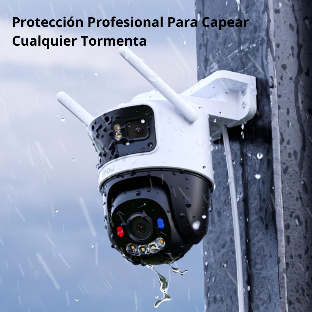 Cámara de Seguridad WiFi Exterior IMOU Cruiser Triple 11MP 3 Lentes PTZ Visión Nocturna Color IA
