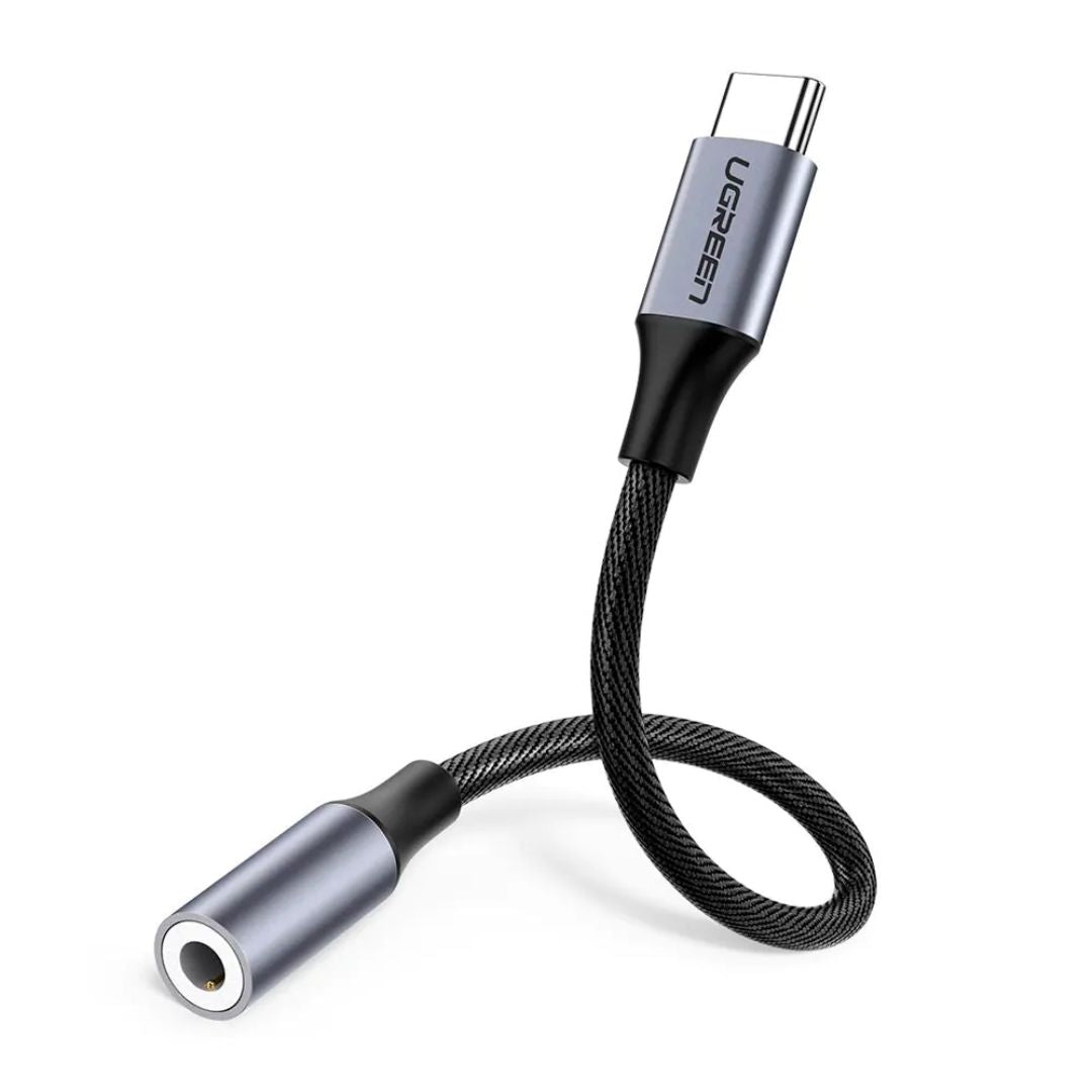 Adaptador USB-C a Jack 3.5mm UGREEN Cable Audio Tipo C a Auxiliar AV142
