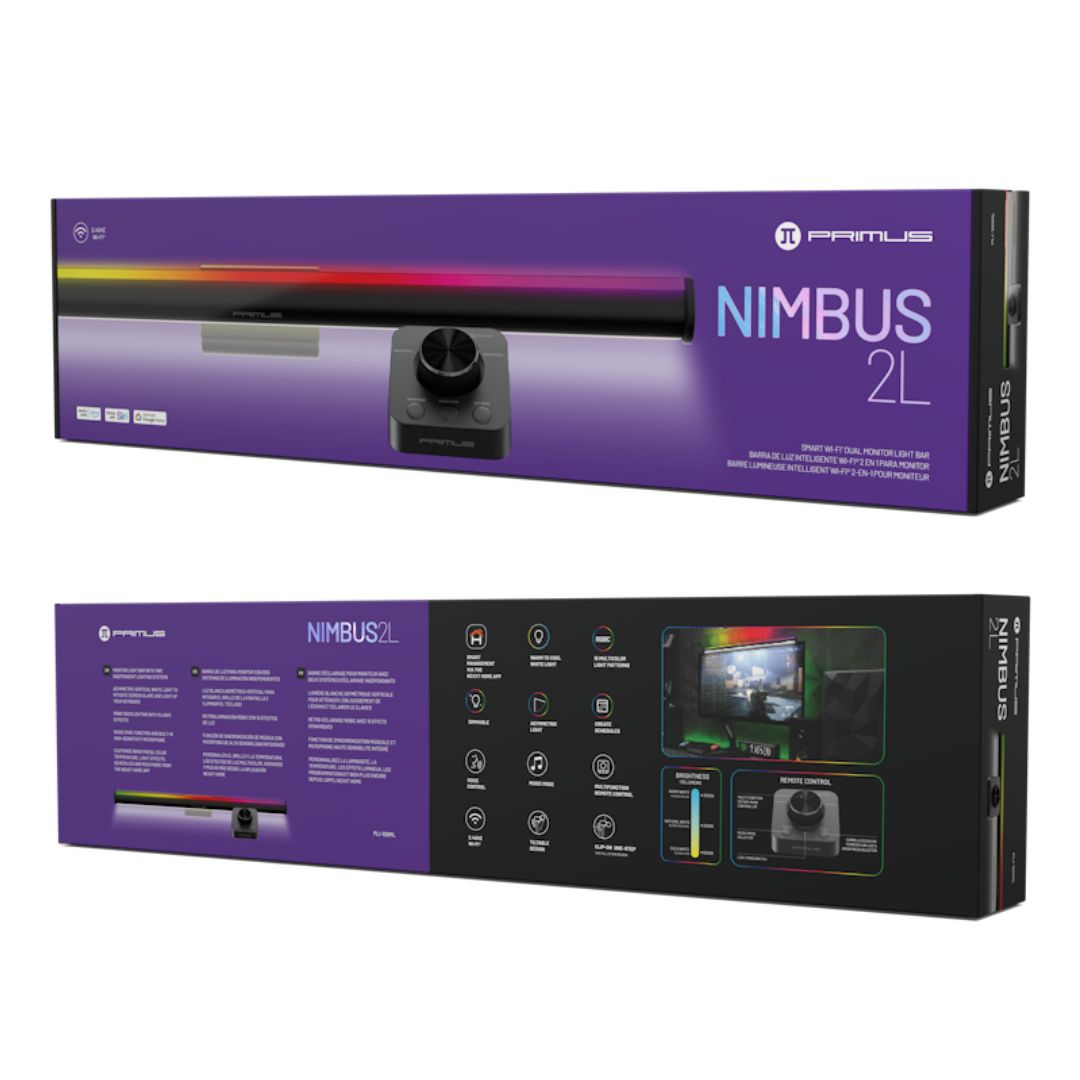Barra de Luz para Monitor Primus Nimbus 2L RGBIC WiFi