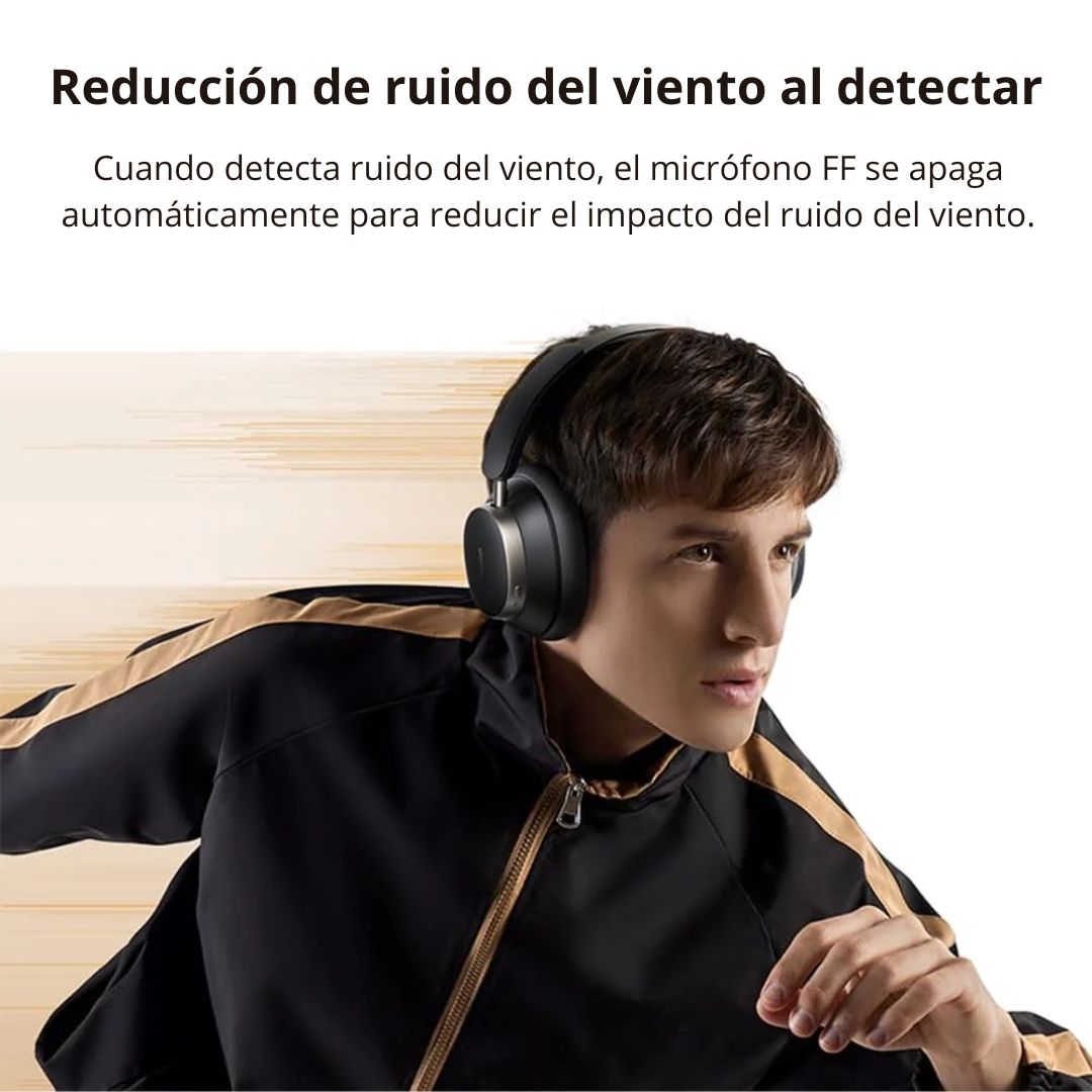Audífonos Bluetooth 6.0 UGREEN Studio Pro HP206 con Cancelación de Ruido ANC 120h