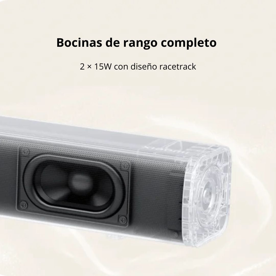 Barra de Sonido Xiaomi Soundbar 2.0 Bluetooth 5.3 30W Óptico y AUX