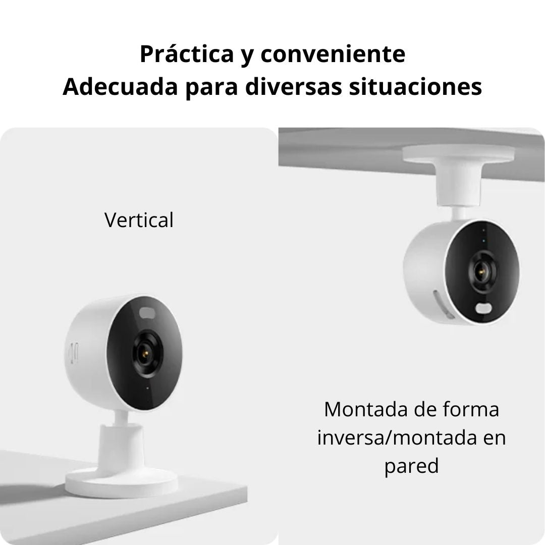 Cámara WiFi Xiaomi Smart Camera C100 2K 3MP WiFi 6 con IA y Audio Bidireccional