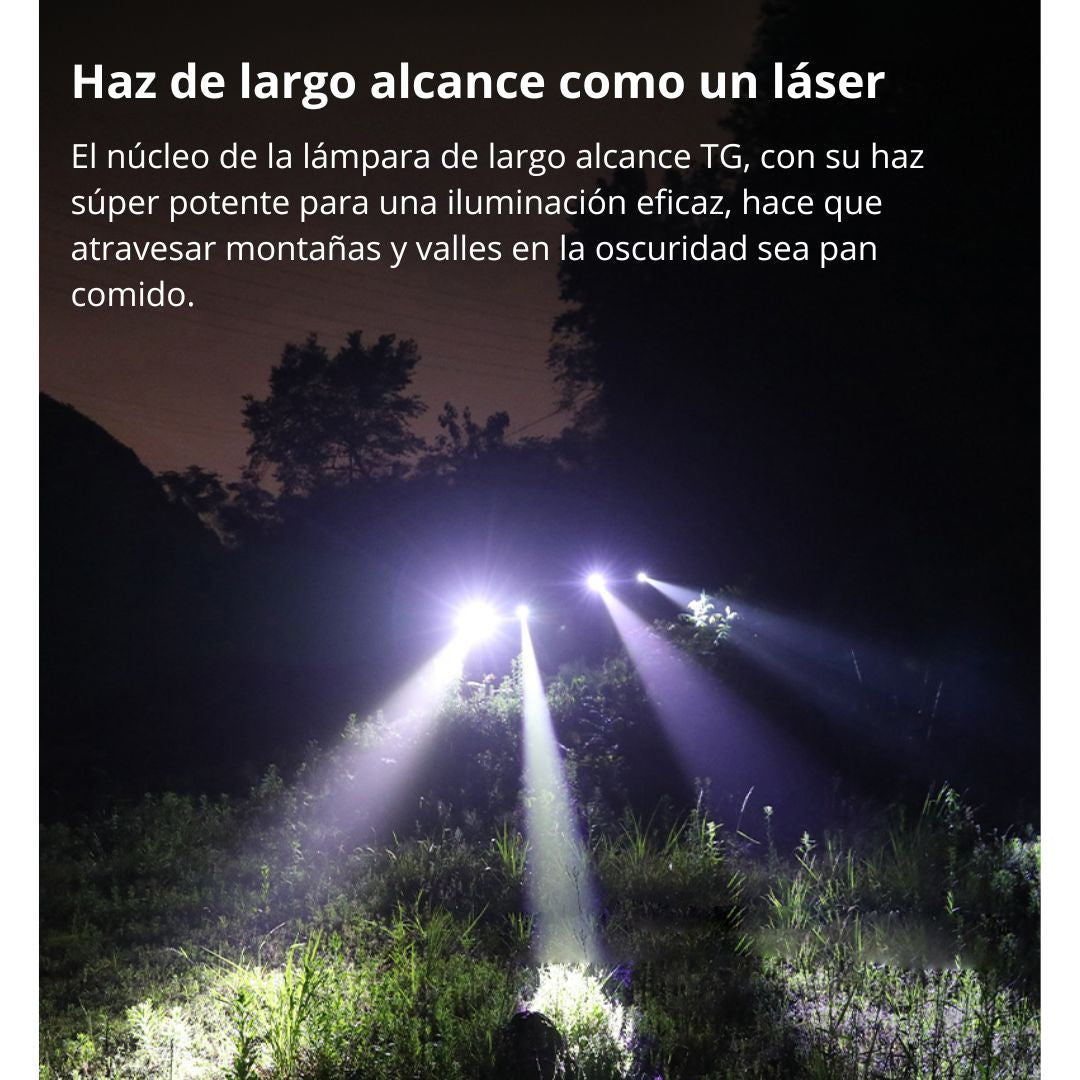 Linterna Recargable Lidimi LD-L1410A con Zoom Telescópico USB Tipo C y Power Bank